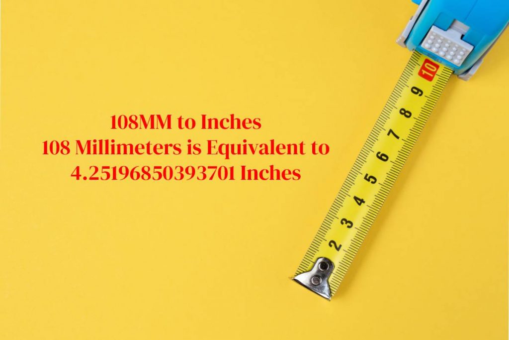 108MM to Inches