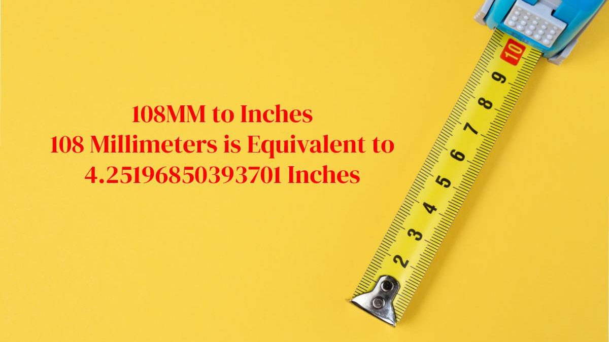 108MM to Inches