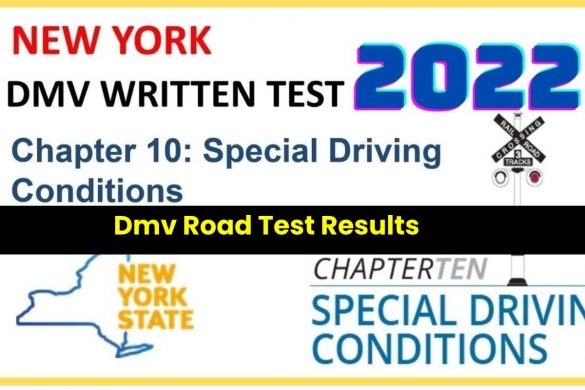 dmv road test results