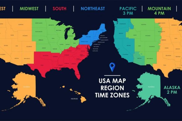 time zone map united states
