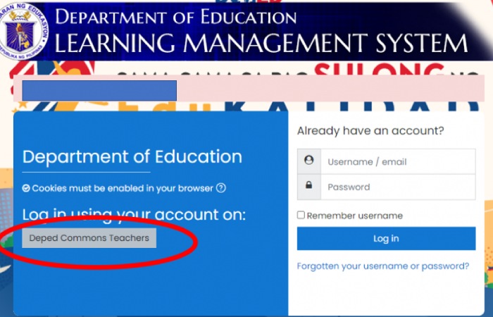 How to Use the ncr1.lms.deped.gov.ph Login