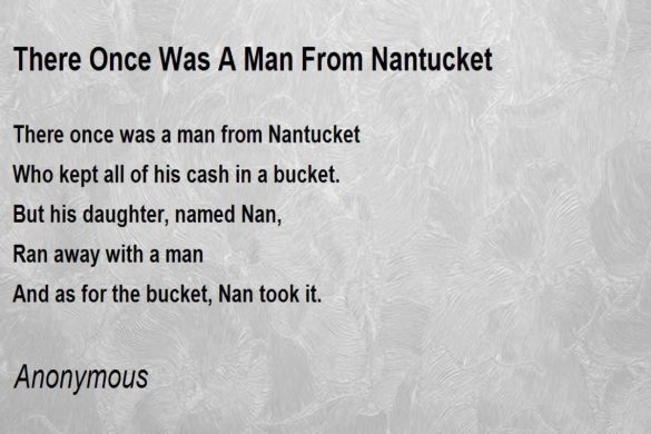 there once was a man from nantucket